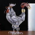 1 Piece Whiskeys Decanter Glass Horse Shape Cocktail Champagne Elegant Decor Transparent Liquor Tequila for Home Car Father Men