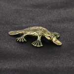 Brass Platypus Solid Copper Desktop Home Decor Ornament Vasest k&auml;sit&ouml;&ouml;