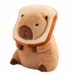 Capybara pl&uuml;&uuml;sis m&auml;nguasja simulatsioon Capibara Cosplay &Uuml;kssarvik Dinosaurus Kleit Boba Leib Puuvili Toit Dekoratsioon Linnud Mullidega t&auml;idetud loomad 30cm