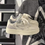 Platvorm valged naiste kingad 2024 kevad ja s&uuml;gis uued mitmek&uuml;lgsed kingad ins tide ni&scaron;&scaron; &uuml;li&otilde;pilased sport ja vaba aeg lauakingad 40