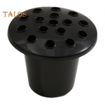 Kaane ja kaanega kalmistu lillehoidja Kalmistu m&auml;lestusvaas Kalmistu lillepott lilleseade jaoks Kalmistu dekoratsioonid must