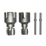 Torul&otilde;ikurikomplekt Elektripuuriga &uuml;hilduv PVC toru keermestust&ouml;&ouml;riistade komplekt 1/2'' 3/4'' Sise- V&auml;line Uuestikeermestamise Tegija 2pcs