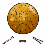 Teraskeeltrumm Kompaktne Disain Kaasaskantav Lihtne Kasutada 11 Nooti 6 Tolli Vihmatrumm Muusikaline L&ouml;&ouml;kpill L