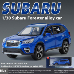 1/30 m&otilde;&otilde;tkava Subaru Forester maastiku-SUV s&otilde;iduk sulamist survevalatud auto mudel heli ja valgusega arvuti host DIY lauaarvuti trendikad kaunistused kingitus sinine