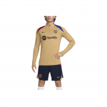 Nike FC Dri-FIT Jalgpall Barcelona Strike Pikkade varrukatega Jalgpallis&auml;rk Meeste &uuml;laosad Kuldne FN9834-717 S