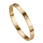 18K kullaga kaetud roostevabast terasest avatav kristallk&auml;ev&otilde;ru | Uusim stiilne mansett-k&auml;ev&otilde;ru naistele ja t&uuml;drukutele Onesize kuld