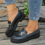 Naiste metallik mokassiinid dekoratiivsete pandlarihmadega - pealt libistatavad &uuml;mara ninaga mugavad kingad igaks hooajaks 37