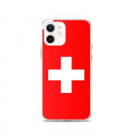 Coque iPhone - Mitmev&auml;rviline - Drapeau Suisse - Souple - Disain unikaalne - &Uuml;hildub iPhone 12