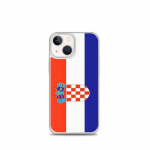 Coque iPhone &ndash; Drapeau Croatie &ndash; iPhone 13 mini &ndash; Supp &ndash; Mitmev&auml;rviline &ndash; Unikaalne disain