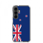 Coque T&eacute;l&eacute;phone &ndash; Samsung &ndash; Galaxy S24 Plus &ndash; Drapeau Nouvelle-Z&eacute;lande &ndash; Supp &ndash; Mitmev&auml;rviline