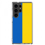 Coque T&eacute;l&eacute;phone - Samsung - Galaxy S24 - Drapeau Ukraina - Souple - Mitmev&auml;rviline