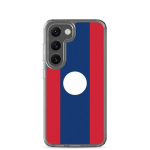 Coque T&eacute;l&eacute;phone - Samsung - Galaxy S20 - Drapeau Laos - Souple - Mitmev&auml;rviline