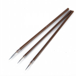 3 tk Weasel Hair Hook Line peen v&auml;rvipintsel, kalligraafia pintsli pliiats, statsionaarne 3pcs