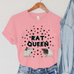 Roti T-s&auml;rgid Naiste rottide kuninganna riided Harajuku t&auml;hed Ts&auml;rgid Vintage Animal Mood Naiste Ts&auml;rgid Roti vabaaja naiste T-s&auml;rgid S