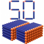 FRENSIT 1000-50tk Sinised &Uuml;he Auguga Noolte T&auml;itevahtpadrunid Nerf N-Strike Elite Blasteritele, 7,2cm