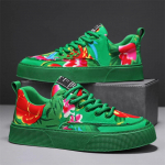 Uued isikup&auml;rastatud tr&uuml;kimustriga vabaaja mitmek&uuml;lgsed l&otilde;uendjalatsid, suvised hingavad vabaaja v&auml;lisjalatsid, kuumalt m&uuml;&uuml;davad madalad jalatsid 39-44 44 roheline