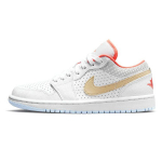 Air Jordan 1 Low SE White Sesame Naiste Tossud Flash-Crimson Psychic-Blue DC9509-100 38
