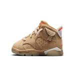 Travis Scott x Air Jordan 6 Retro TD British Khaki Beebi tossud Tan Sail Bright-Crimson DH0692-200 26