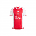 Adidas Ajax Amsterdam 23/24 Koduv&auml;ljaku S&auml;rgi Tr&uuml;kitud V&auml;rviplokk L&uuml;hikeste Varrukatega Jalgpallis&auml;rgi Meeste Topid Tume-punane HZ7725 L