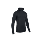 Under Armour Jooksuline Pika Varrukaga Kapuutsiga Dressipluus Meeste pealisr&otilde;ivad Must 1298837-001 L