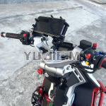 Italjet Dragster 125/200/250i/400 Mootorratta telefoni hoidik Black with Logo