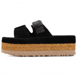 UGG Aubrey Pl&auml;tud Lihtne Mood &Uuml;he Rihmaga Sandaalid Naiste sandaalid Must 1167451-BLK 37