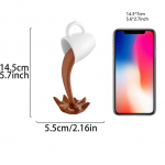 H&otilde;ljuv lekkiv kohvitass skulptuur K&ouml;&ouml;gikaunistus Maagiline pritsmete kallamine Loominguline t&ouml;&ouml;laua sisekujundus Kodukaunistus