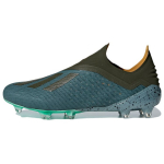 Adidas X 18+ Spordimugavus FG (Kummist pikk naast) Libisemisvastased Kulumiskindlad Jalgpallikingad Meeste Jalgpallikingad Armee-Rohelised DB2216 40