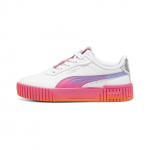 Puma Carina 2.0 Trolls PS V&auml;rviline Blokk Vabaaja Madalad Laste Tennised Laste Tennised Valge Roosa 396537-01 27.5