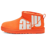 UGG Classic Ultra Mini L&otilde;igatud Soojad Vastupidavad Vabaaja Mugavad Pl&uuml;&uuml;sist Pahkluuni Lumesaapad Naiste saapad Oranž-Sooda 1126373-OGS 37