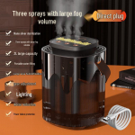 3L Kaasaskantav Laua&otilde;huniisuti: Kolme otsikuga, suure mahutavusega aroomiteraapia pihusti v&auml;rvilise LED-iga 3000ml Capacity, 3 Nozzles