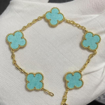 Uus versioon Neljaleheline ristik Viie &otilde;iega k&auml;ev&otilde;ru Naturaalne punane ahhaat Valge p&auml;rlmutter K&auml;ev&otilde;ru Naiste laserk&auml;ev&otilde;ru V Gold