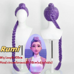 KPop Deemonik&uuml;ttide Lapsed Rumi Zoey Mira Cosplay s&auml;delev kost&uuml;&uuml;m Valge vormiriietuse komplekt Huntrix Riietus T&uuml;drukutele Halloween Rollim&auml;ng 110