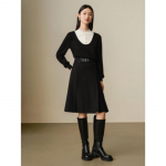 JIUZI Annakou Elegant French Palace Style Wool Blend Knit Cardigan XL