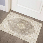 V&auml;ikesed pestavad vaibad Vaip Mati libisemiskindel Boho Vintage kulunud talumaja Kodu kaunistus Esikusse K&ouml;&ouml;ki Vannituppa Magamistuppa 40X60CM beige