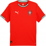 Puma X FPF koost&ouml;&ouml; Portugali kodus&auml;rk 2025 Moodne l&uuml;hikeste varrukatega jalgpallis&auml;rk Meeste s&auml;rk Punane 77919001 S