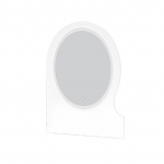 Moodne meigilaud peegli ja tuledega, lisariiulid, 4 sahtliga tualettlaud, kosmeetikalaud korraldajaga