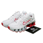 Nike Shox TL Low Platinum Tint/Gym Red W - FZ4344-001 valge