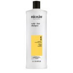 Shampoing - Nioxin - Sistema 1 - 1000ml - Anti-chute - Cheveux naturels