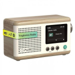 PURE Classic Stereo Mini Bianco Cotone Quercia Radio DAB+ FM CD Bluetooth USB