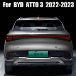 Applicable to BYD ATTO 3 2022 2023 headlamp car styling sticker headlamp TPU smoked headlamp protective film accessories BLUE 3 PCS