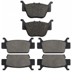 Mootorratta osad eesmised ja tagumised piduriklotsid Honda TRX680 FG FA Fourtrax Rincon Gpscape TRX 680 2006 2007 2008 2009 jaoks 1 pair Rear Pads