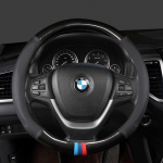 S&uuml;sinikkiust Nahast Auto Roolikate 38cm BMW X1 X2 X3 X4 E84 F84 F39 E83 F25 G01 F97 F26 G02 F98 jaoks Autotarvikud 2