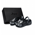 Crocs Classic Platvorm-klomp 811 Eternal Diamond Eriline Kingakarp Vibu Tunne Paskaugu Kingad Naiste Must H&otilde;bedane 34-35