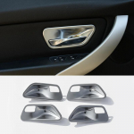 For BMW 3 4 Series F30 F32 F35 13-19 ABS Carbon Fiber Car ide Door Handle Bowl Cover Trim Interior Car Accessories h&otilde;be