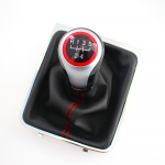 for VW Passat B6 2005-2010 New Gear Shift Knob 5 / 6 Speed MT Lever Change Stick with Gaiter Boot Cover Car Styling Accessories 5 Speed