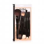 CORINGCO - Chic Black Make Up Brush Set 8 pcs