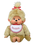 Sekiguchi Monchhichi seeria Monchhichi Premium Standard beež keskmise suurusega pl&uuml;&uuml;sist m&auml;nguasi t&uuml;drukutele 226573 -