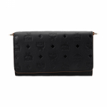 MCM Klassikaline Monogramm Kett-&Otilde;larihm Kompaktne Rahakott Unisex Rahakott Must MXEBAKM01-BK001 Basic Set (Bag+Dust Bag)