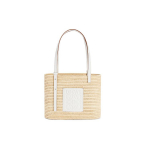 Loewe ruudukujuline korv v&auml;ike kott naturaalne/valge naiste kotid kreem A223099X08-2163 Basic Set (Bag+Dust Bag)
